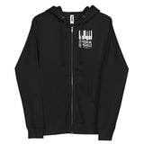 WUOL Classical Piano Skyline Zip Up Hoodie