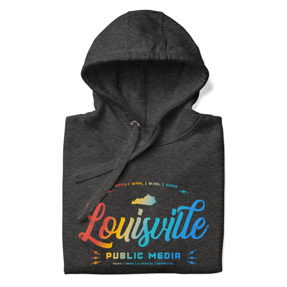 Louisville Public Media Rainbow Pullover Hoodie