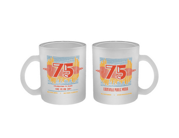 $20/mo. Sustainer Gift - LPM 75th Anniversary Mug