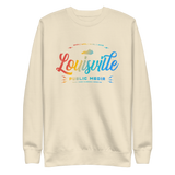 Louisville Public Media Rainbow Crewneck Sweatshirt