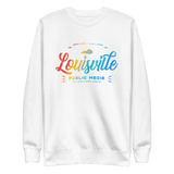 Louisville Public Media Rainbow Crewneck Sweatshirt